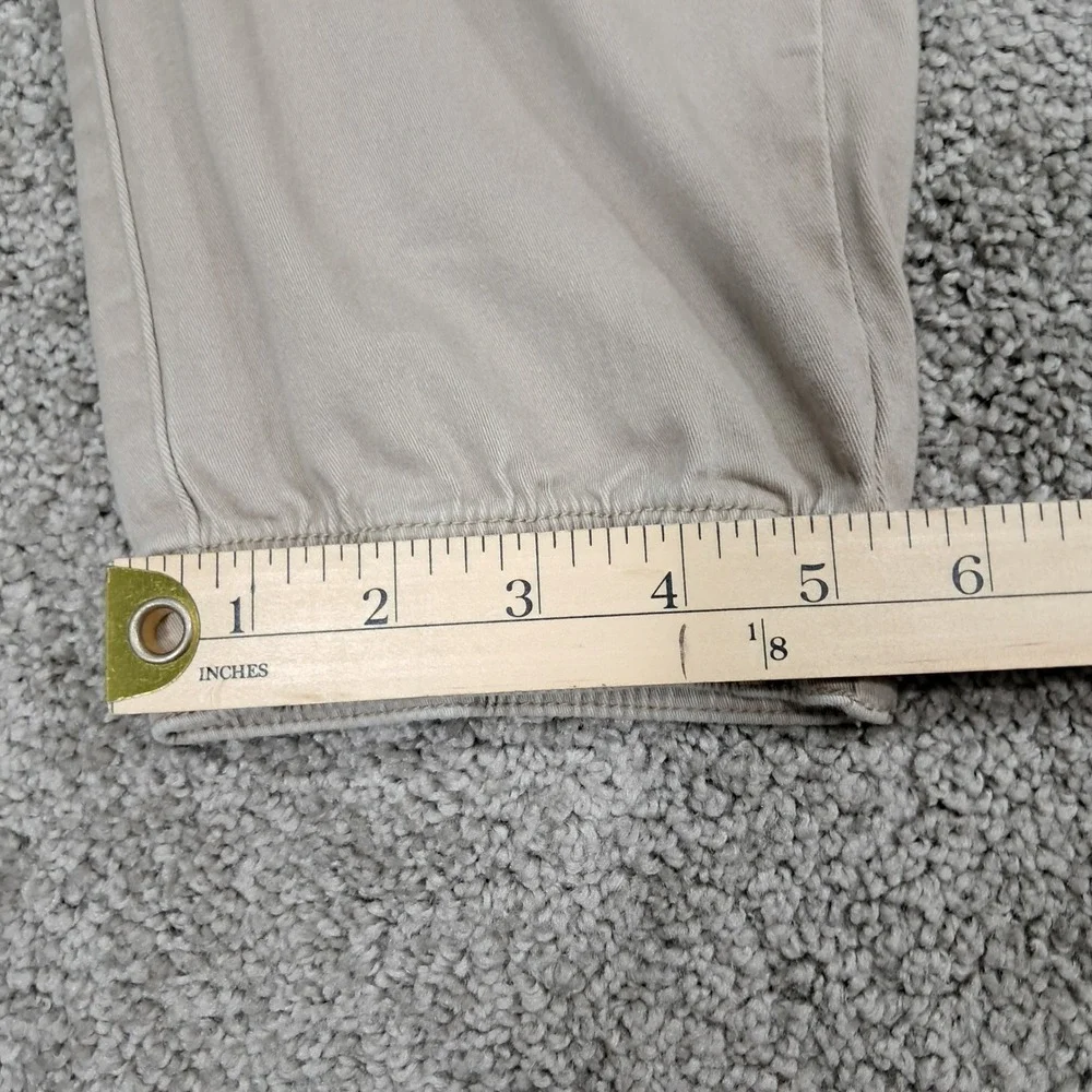 RSQ Mens Jogger Pants Tan Khaki Elastic Waist Drawstring Cotton Stretch Size XL